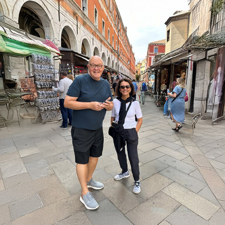 Dave and Linda Duessel Venice Italy