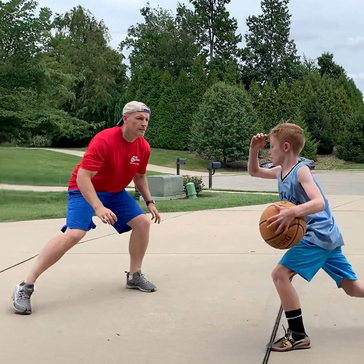 Brian McCall Playing Basketball